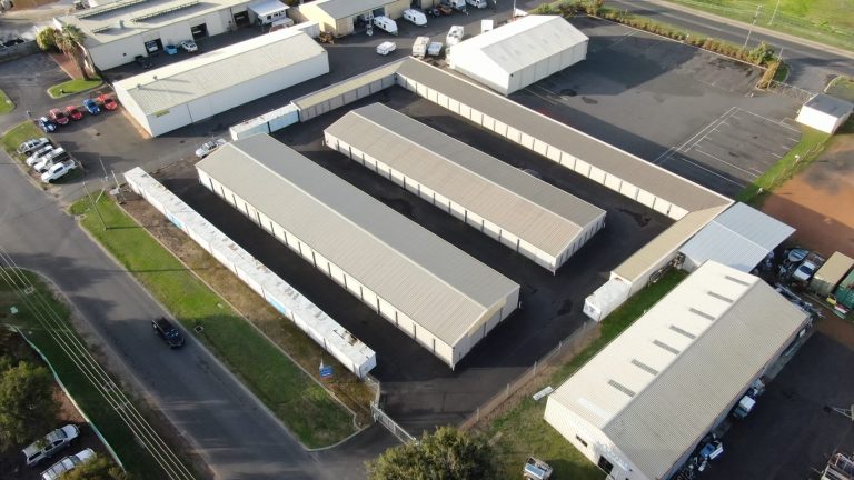 StoreLocal Busselton self storage facility aerial shot.