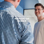 range of sizes